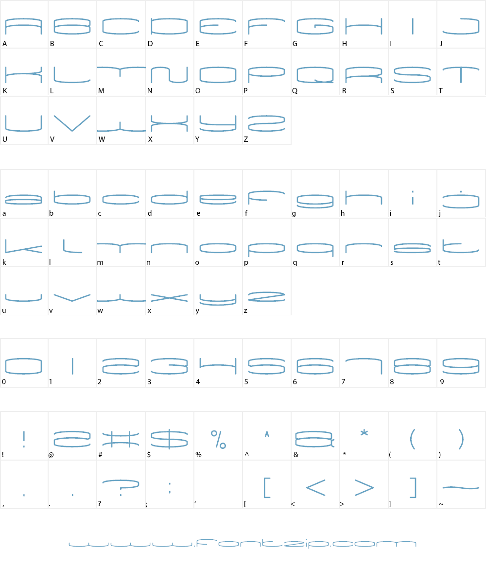 VICE VERSA Font Character